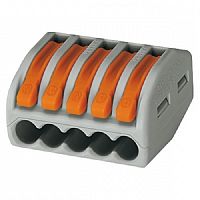 Клеммы IEK СМК 222-415 (5Х2,5мм2 с рычажком) (упаковка 50шт.) картинка 